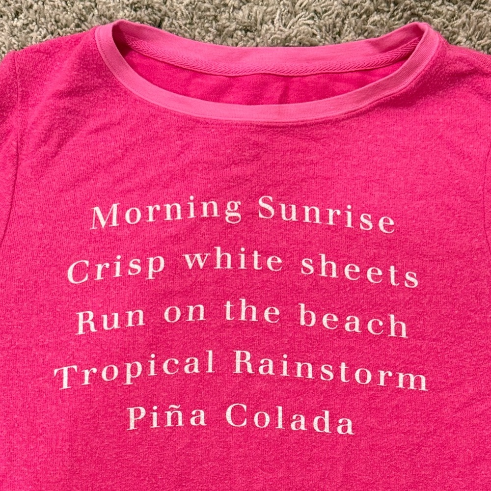 Wildfox Pink Sweatshirt XS